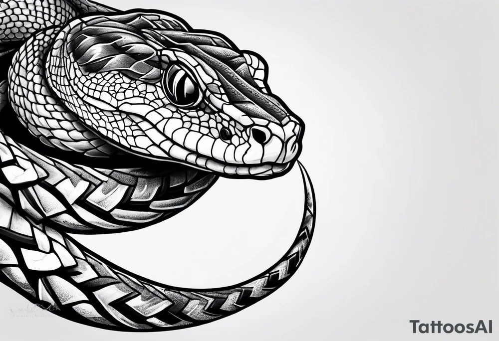 gaboon viper tattoo idea