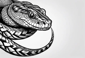 gaboon viper tattoo idea