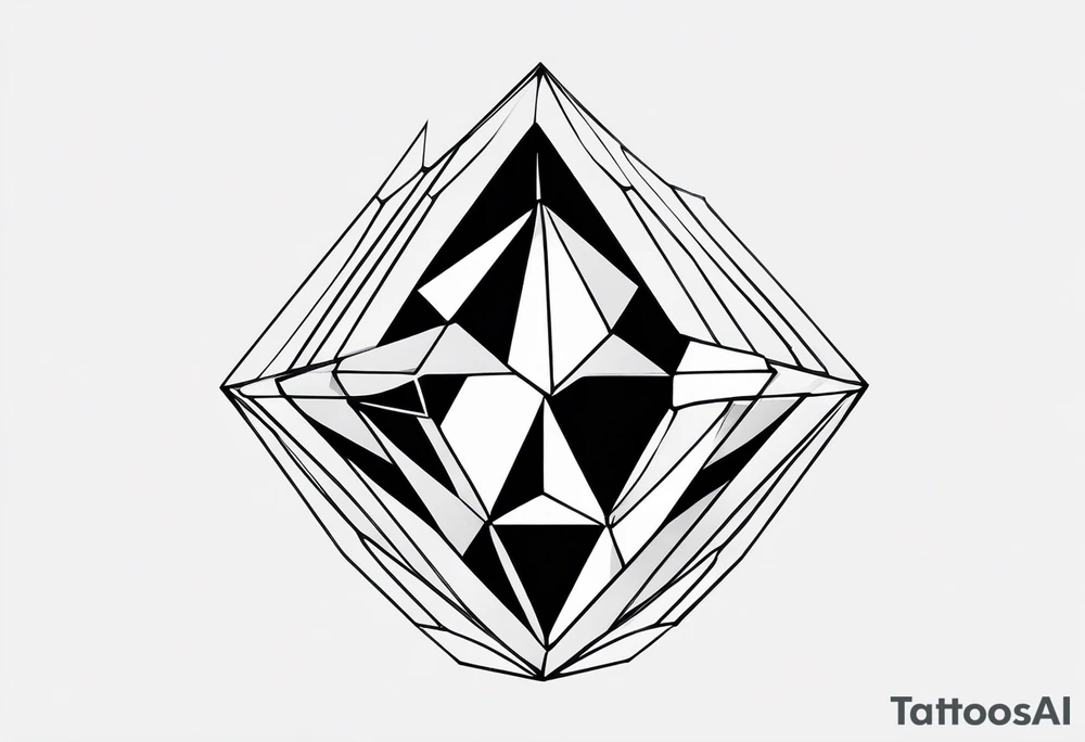 Small diamond tattoo idea