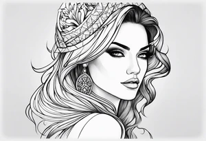 Cabocla mariana tattoo idea