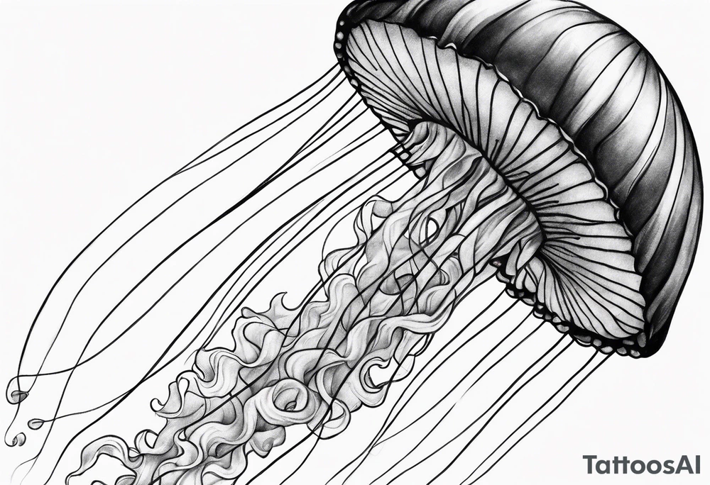 Beautiful Jellyfish tattoo idea