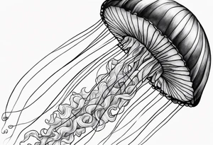 Beautiful Jellyfish tattoo idea