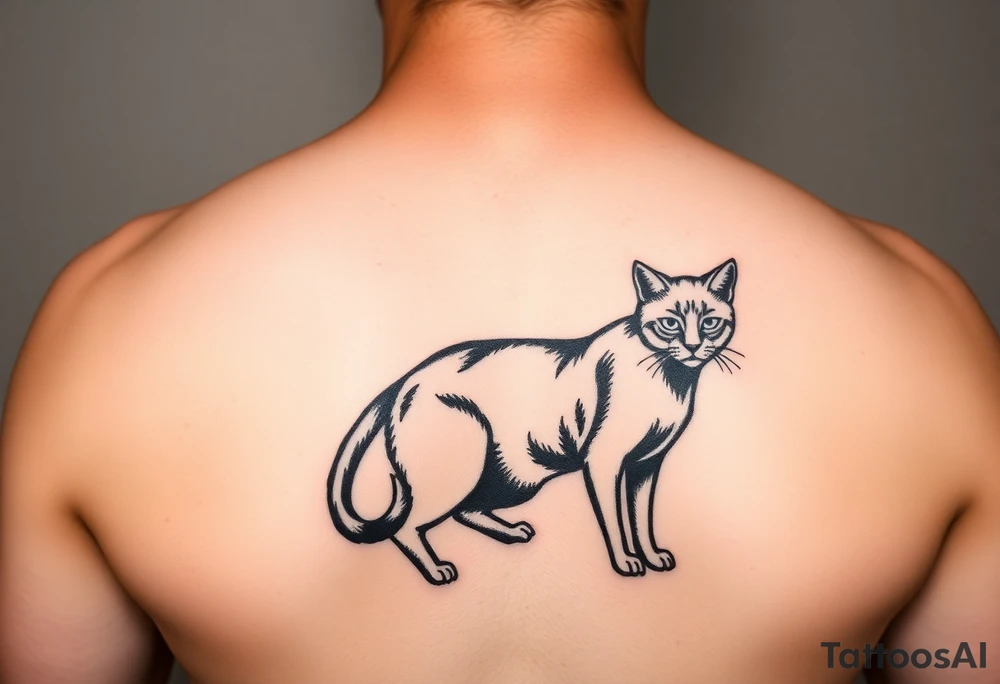 Black Cat tattoo idea