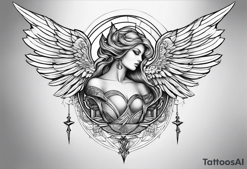 arc angel michael tattoo idea