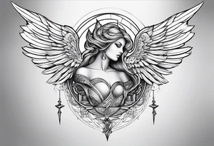 arc angel michael tattoo idea