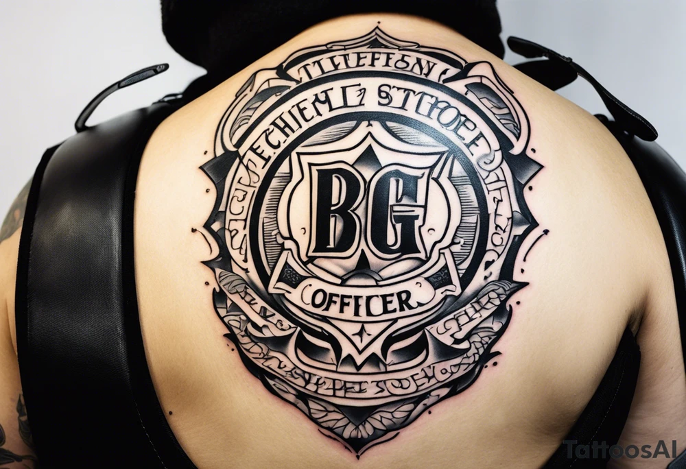 Officer Big Dick tattoo idea