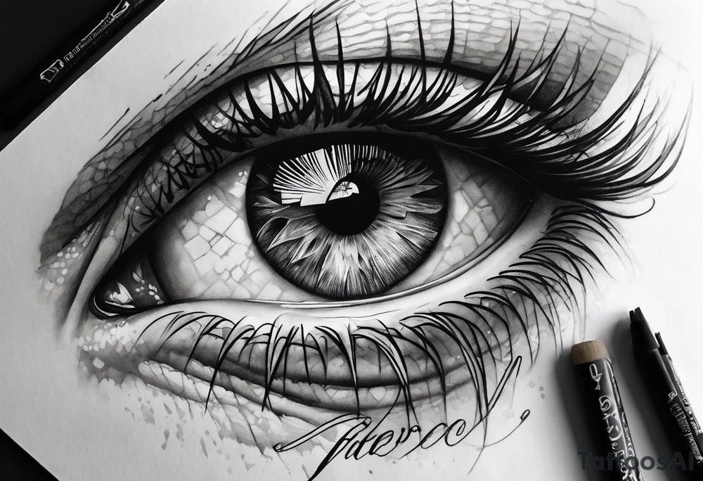 eye forearm tattoo tattoo idea