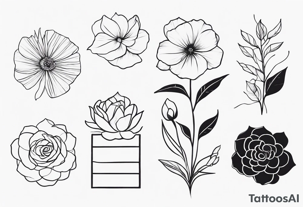 dainty, harmony, feminine, minimalist, fine line, no people tattoo idea