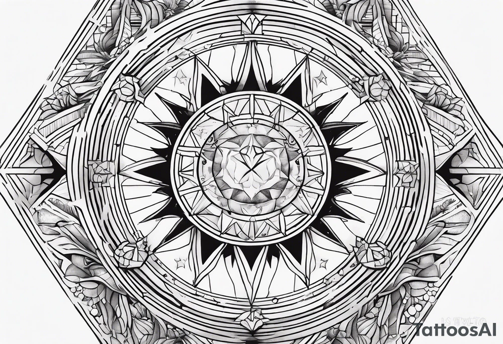 zodiac sign tattoo idea