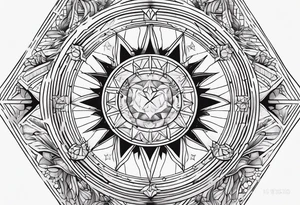 zodiac sign tattoo idea