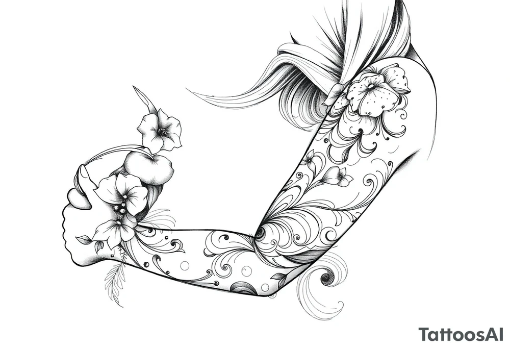 Hairdressing tattoo idea
