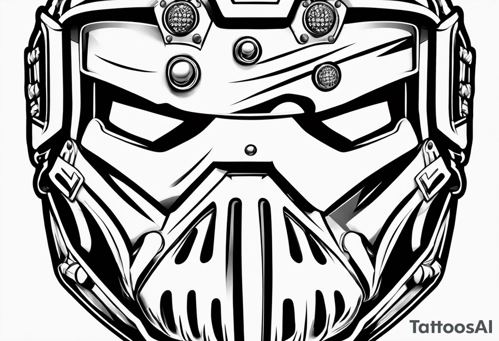 Hockey mask tattoo idea