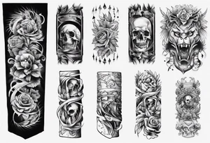 men’s arm sleeve, poland tattoo idea