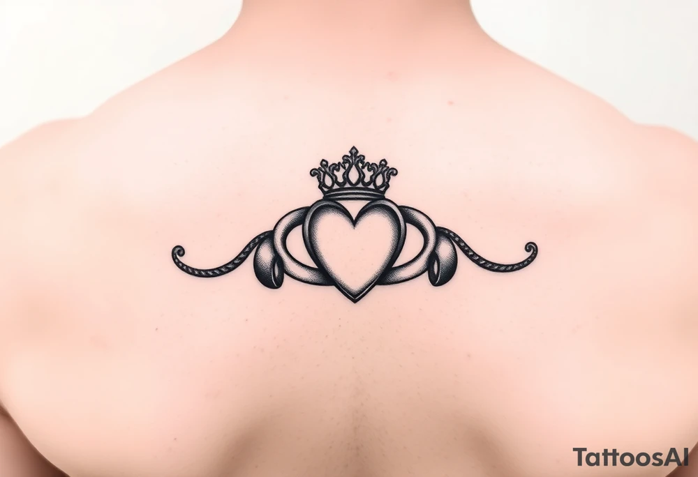 Irish claddagh ring tattoo idea
