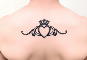 Irish claddagh ring tattoo idea