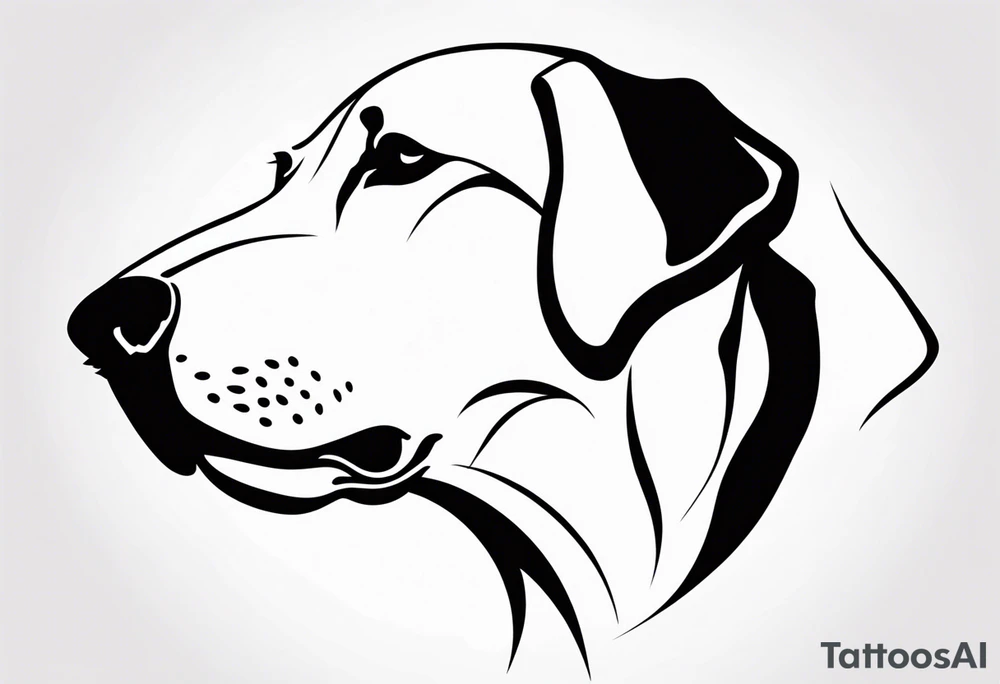 DOG tattoo idea