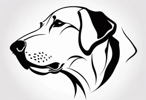 DOG tattoo idea