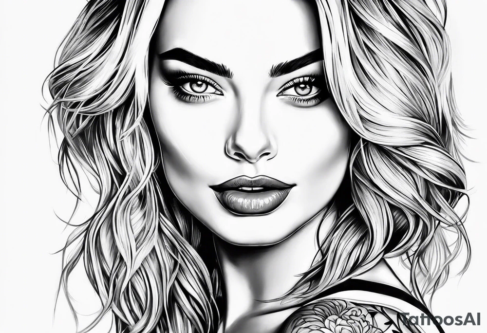 Margot Robbie tattoo idea