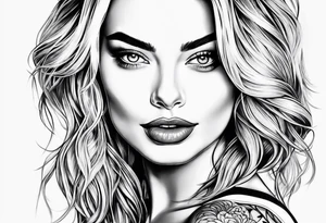 Margot Robbie tattoo idea