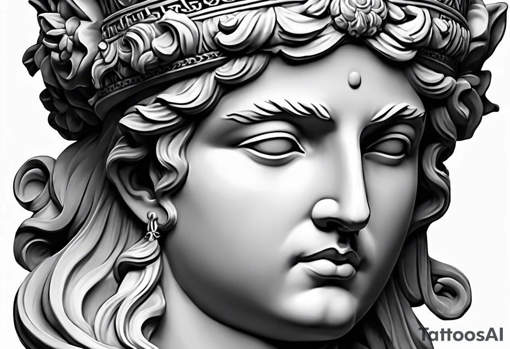 Greek statues tattoo idea