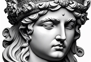 Greek statues tattoo idea
