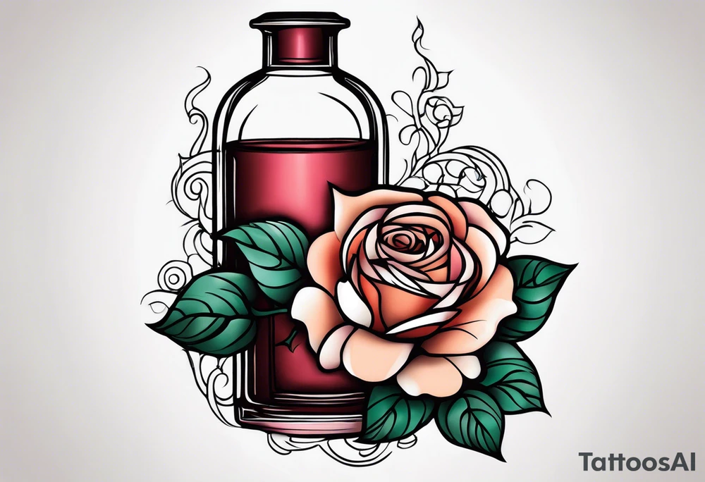 Rose 
Meer 
Flasche 
Dornen 
Seil
Kerze tattoo idea