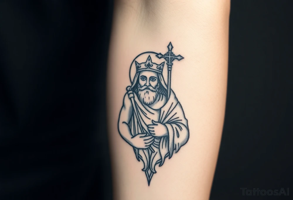 San Judas tattoo idea