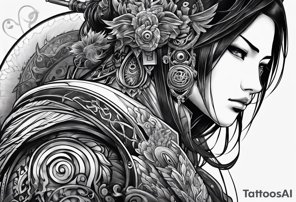Itachi Uchia powering up tattoo idea
