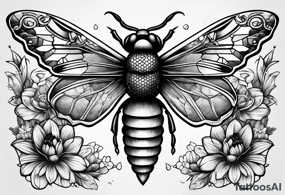 honeycomb tattoo idea