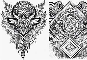 Cover Up Tribal tattoo idea
