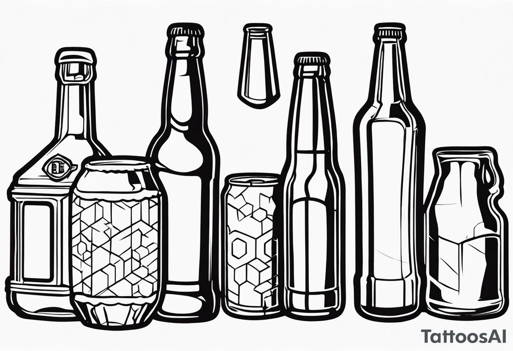 BEER BOOTLE tattoo idea