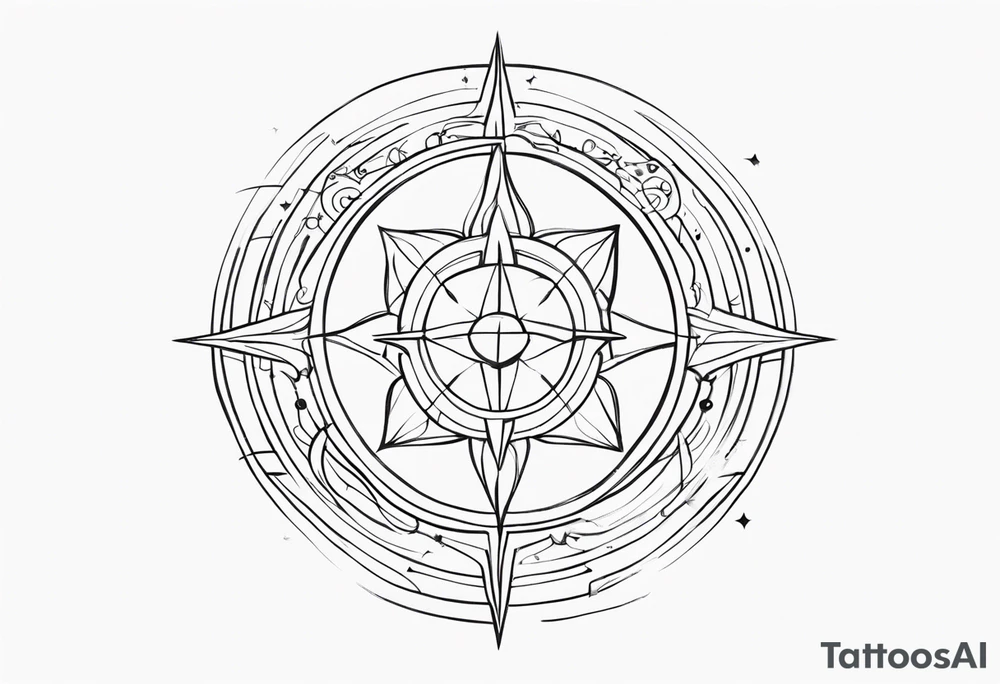 fortitude, fortitude, intelligence, intuition tattoo idea