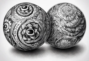 Dick and balls tattoo idea