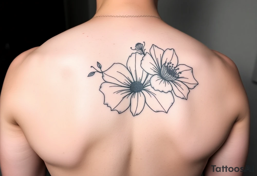 Tonya Libra Savannah GA flower night tattoo idea