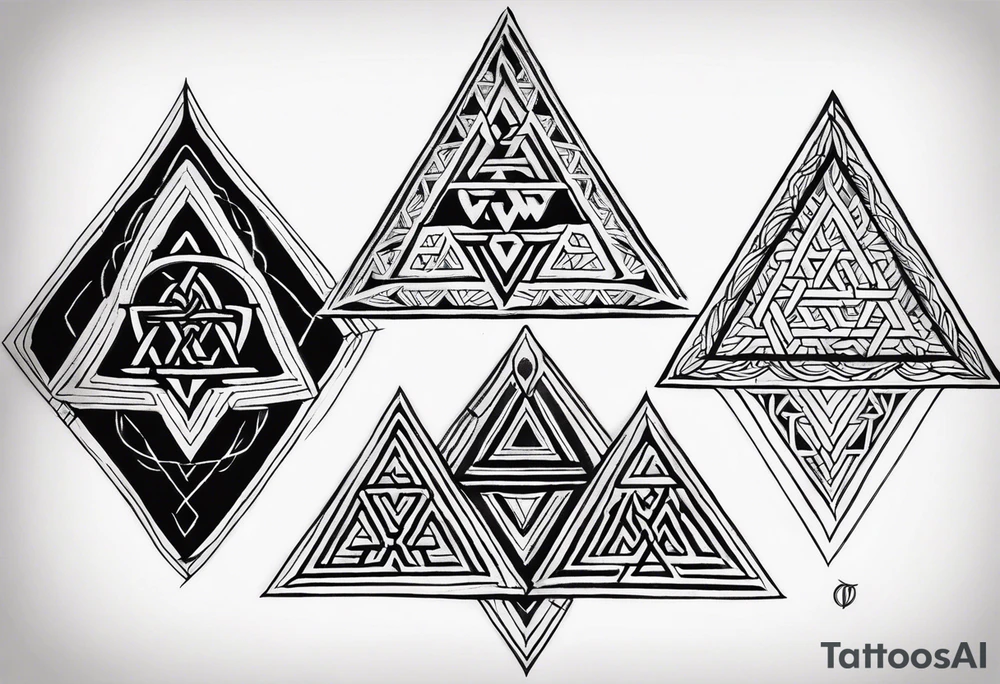 Forearm,triquetra,vegvisir,valknut tattoo idea