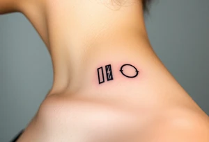 Powerful mental health  symbolism of play button, pause button, stop button and rewind tattoo idea