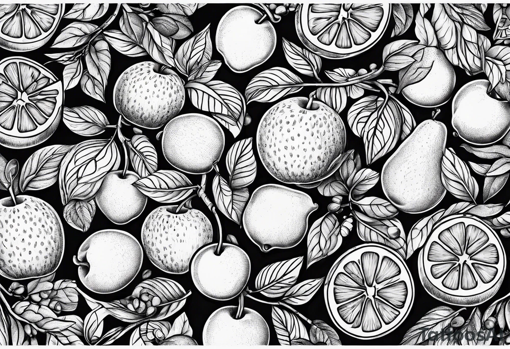 gum gum fruit tattoo idea
