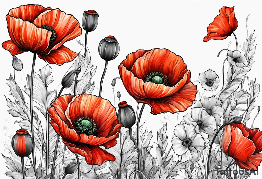 Poppy flower, 12/21/2006 tattoo idea