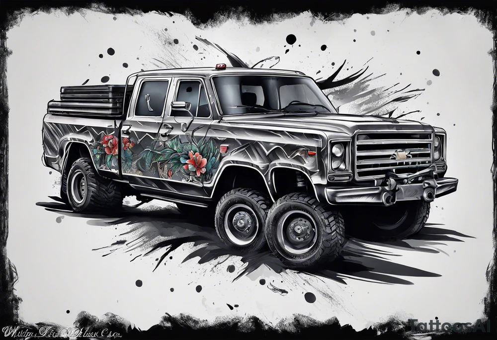 Weapon from war tattoo idea