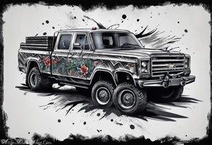 Weapon from war tattoo idea