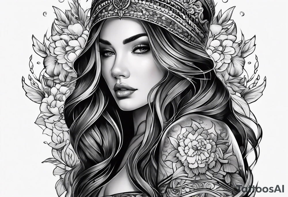 Hand tattoo idea