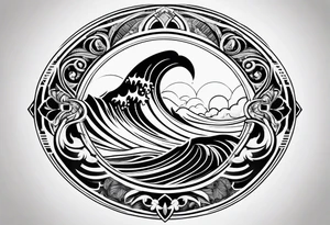 surfboard tattoo idea