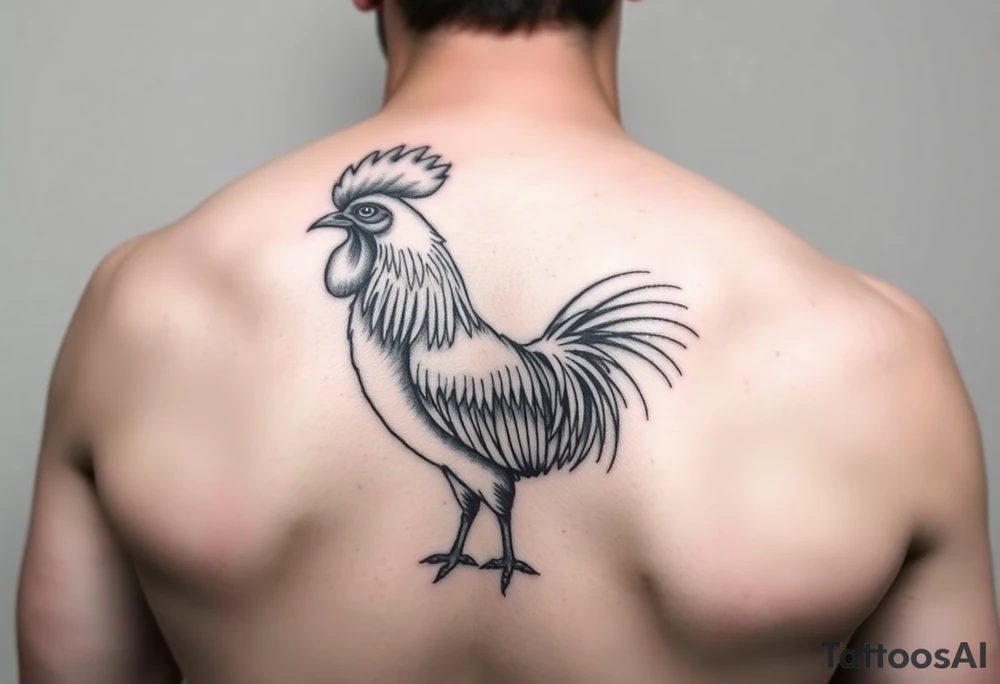 Big real cock tattoo idea
