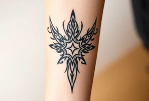 Anastacia in old English long beach California theme tattoo idea