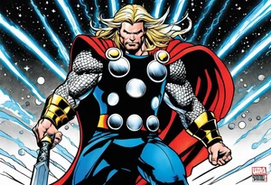 The Mighty Thor from the 1980's comics tattoo idea