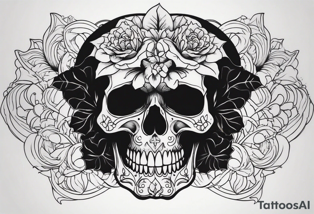 skull tattoo idea