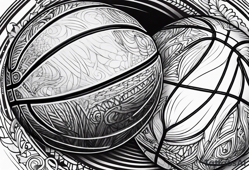 Basketball tattoo idea