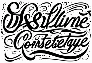 discipline and consistency tattoo idea