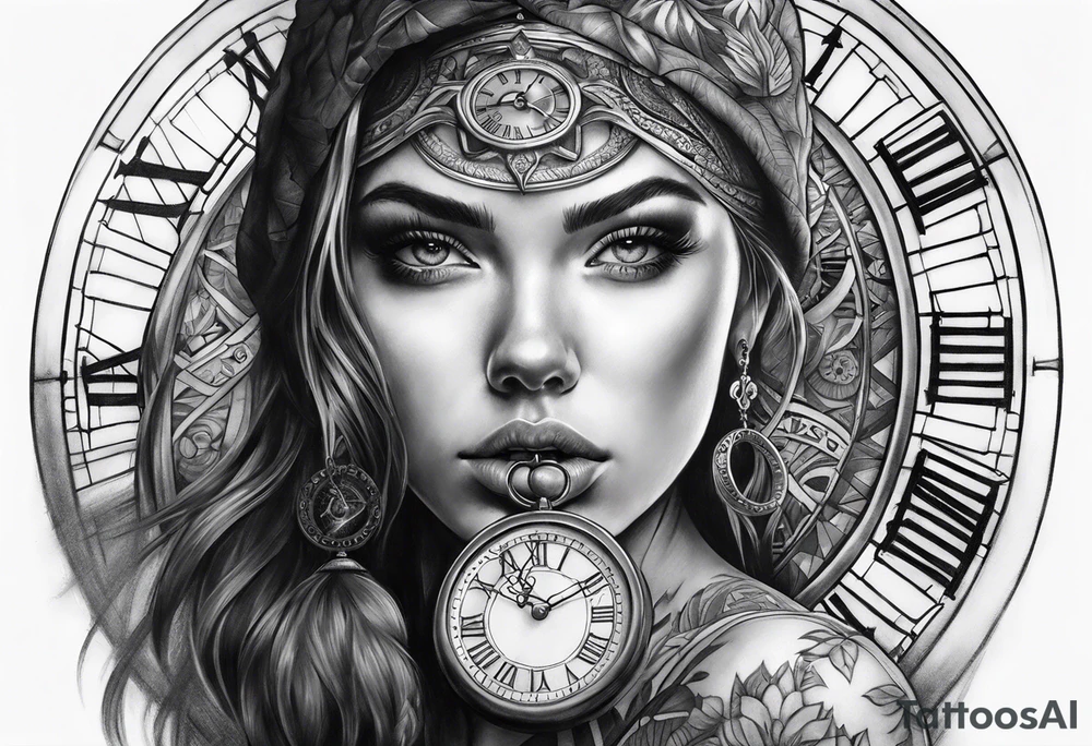 Chosen one with clock tattoo idea