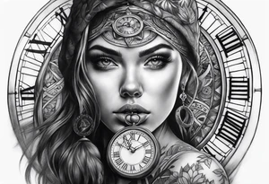 Chosen one with clock tattoo idea